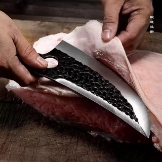 Faca Fulltang Aço Manganes Churrasco Cozinha + Bainha Nylon