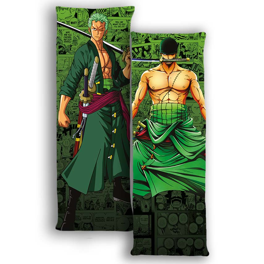 Almofada 3D Roronoa Zoro Aveludada Oficial One Piece - Adrenaland