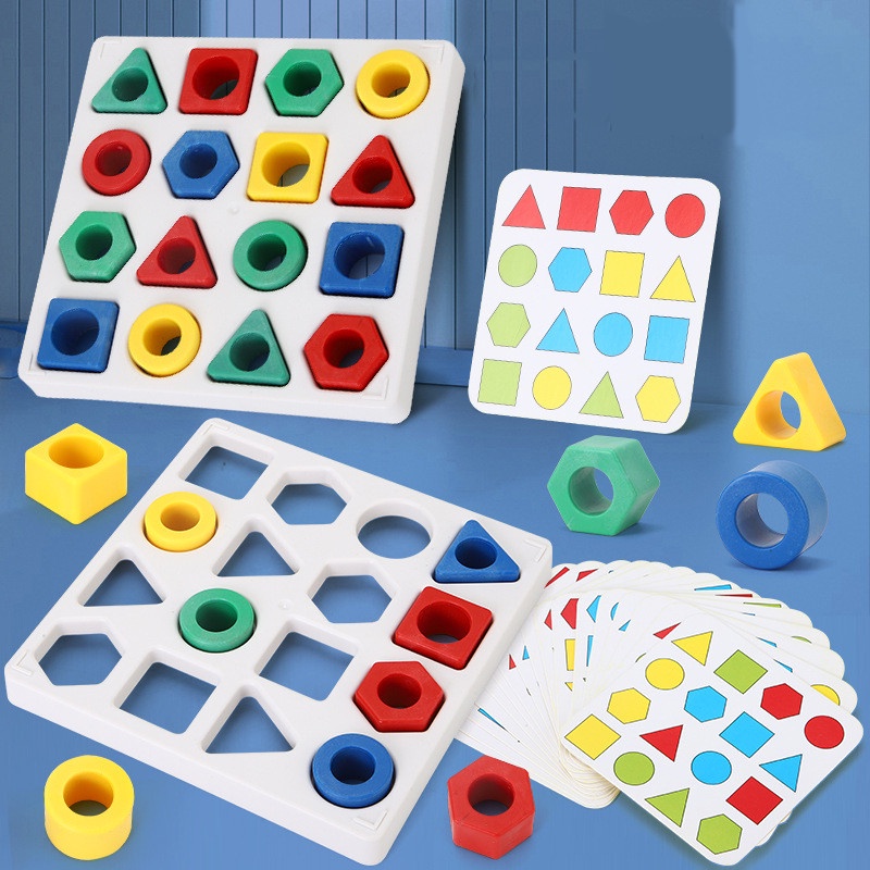 Madeira IQ Toy Educacional XO Jogo De Xadrez com Caixa Crianças Logic  Thinking Treinamento Puzzles para Crianças Brain Teaser Montessori  Brinquedos