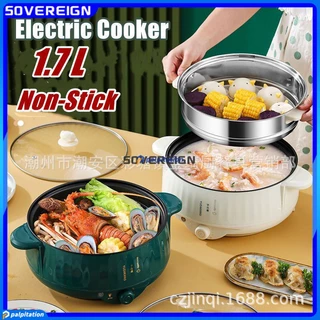 Fogão De 220v Elétrico Multi-Funções Panela De Fervura Tudo-Em-Um Macarrão Doméstico Antiaderente Ferramenta De Cozinha 1.7L