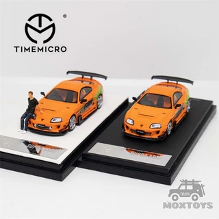 TIME MICRO 1 : 64 Toyota Supra A80Z Pintura Paul Rápida E Furiosa Orange Diecast Modelo Carro