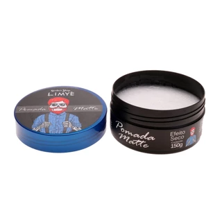 Cera Modeladora Matte LIMYE 150g Masculina para Cabelo Barba Bigode Fixação Forte Efeito Seco Opaco