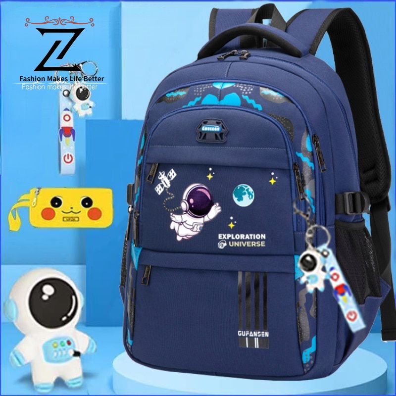 Mochila Infantil Juvenil Menino Desenho Boruto Tam G Passeio na