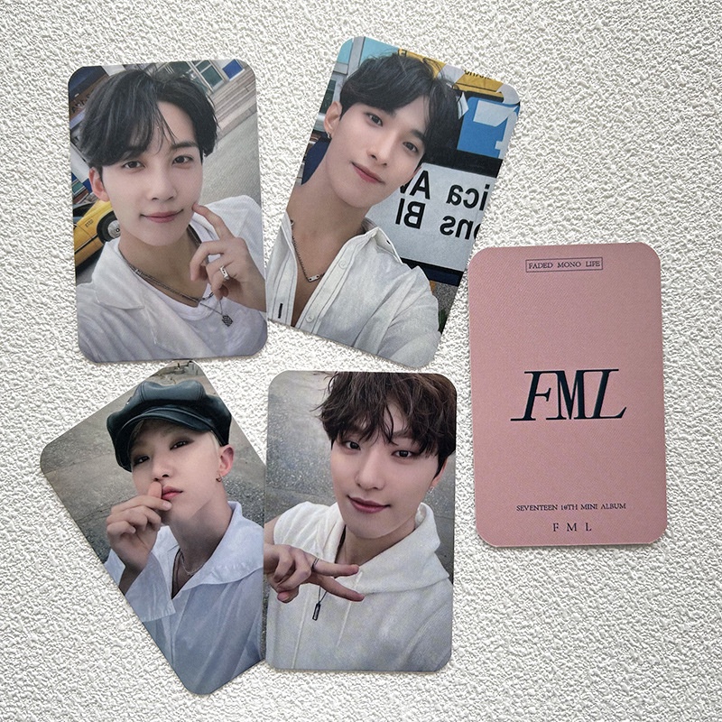 Kpop Seventeen FML Four Series Special Edition Card Cartão Postal