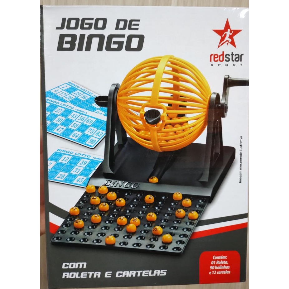 Brinquedo Jogo De Bingo com Roleta e Cartelas Reutilizaveis | Shopee Brasil