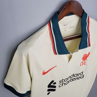 Camisa Da Equipe Liverpool Branca De Futebol Club | Shopee Brasil