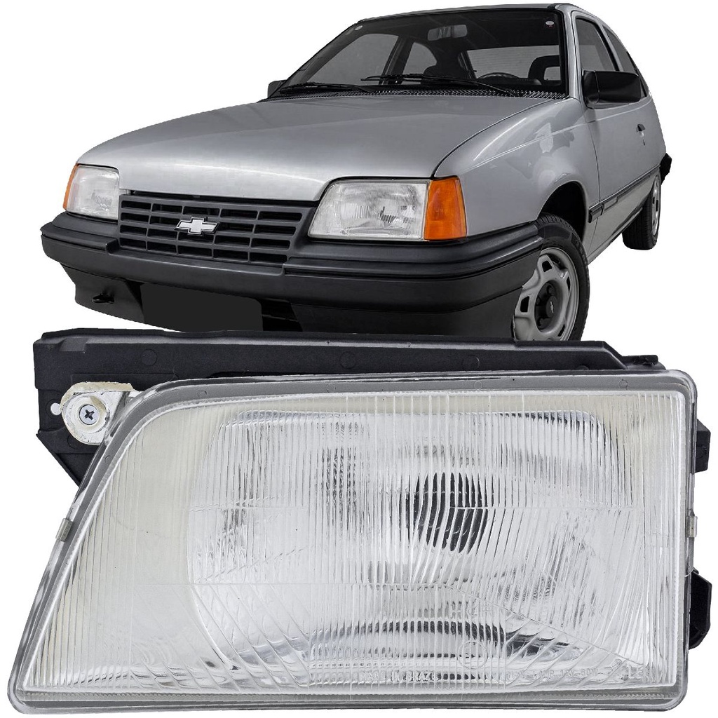 Farol Chevrolet Kadett Ipanema 1989 90 91 92 93 94 95 96 97 | Shopee Brasil