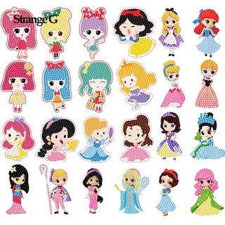 12pcs Kits De Adesivos De Pintura Com Diamante Bonitos Para Crianças , Conjunto De Artes Artesanais De