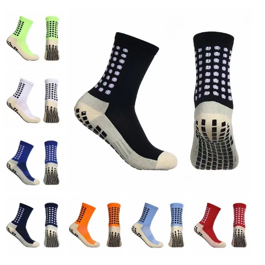 Meias Esportivas Futebol Algodão Antiderrapantes De Alta Qualidade