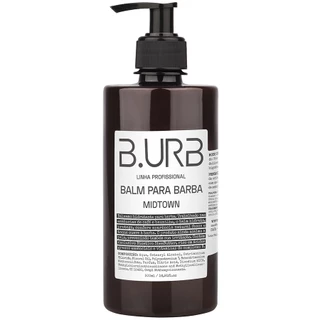 Balm Para Barba Midtown 500mL Profissional Bancada Barbearia Barba Urbana B.URB