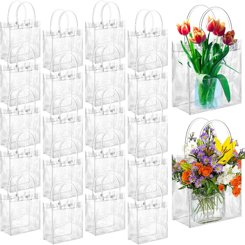 Saco De PVC Transparente Com Botão/Compras De Fantasia/Acessórios De ...