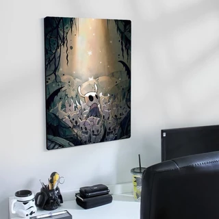 Quadro Decorativo Hollow Knight Mdf 27x20cm