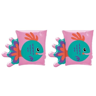 Boia De Braço Infantil Bichinhos Até 30kg Rosa 001803 - Mor