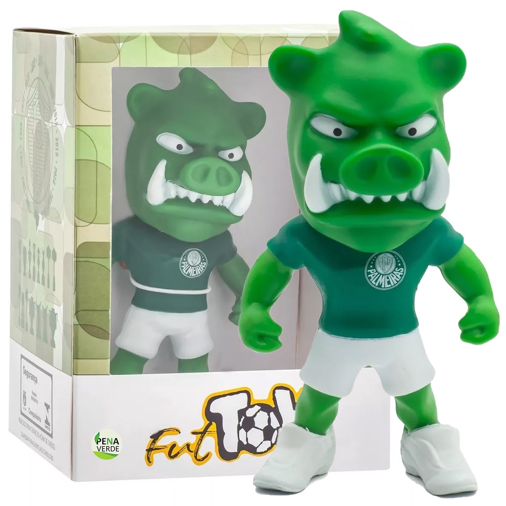 Boneco Mascote De Futebol Oficial do Palmeiras Fut Toy | Shopee Brasil