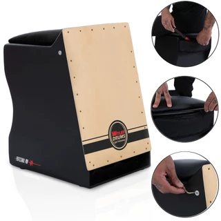 CAJON ESTENDIDO PRO ELETRICO PRETO | NATURAL - KIT(MA|EST).