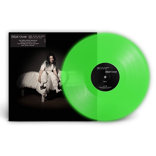 GLOW IN THE DARK] BILLIE EILISH WHEN WE ALL FALL ASLEEP, WHERE DO WE GO  VINYL RECORD, FACTORY SEALED BRAND NEW, TARGET EXCLUSIVE