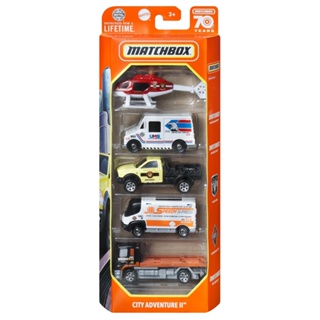 Matchbox Basics City Adventure Pacote 5 - Mattel