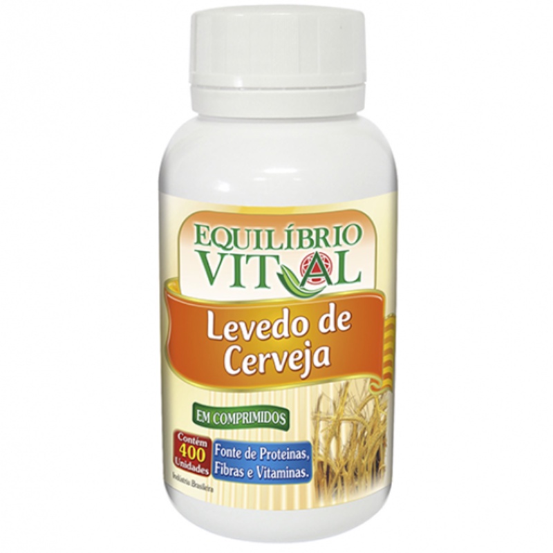 Levedo de Cerveja 400 comprimidos 500mg Equilíbrio Vital | Shopee Brasil