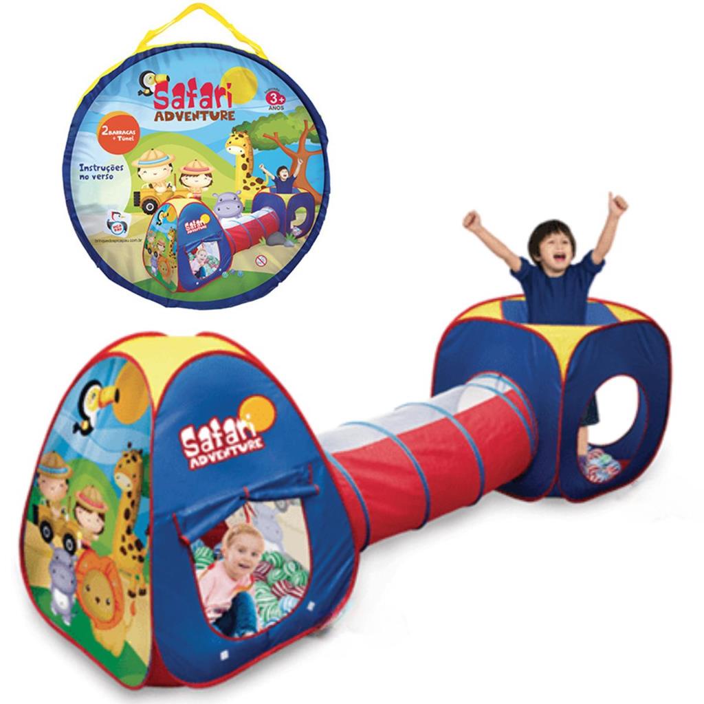 Cabana Infantil Cabaninha 3 Em 1 Com Tunel divertido | Shopee Brasil