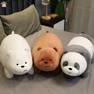 Os Três Ursos Sem Curso Bonecas De Pelúcia Grizzly Brinquedos Gelo Panda Almofadas De Leitura De Recheadas HYOY