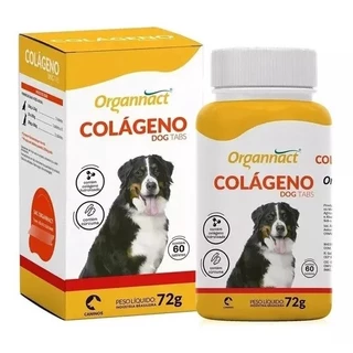 Colageno Dog Tabs 72g Organnact 72 G Suplemento Cães