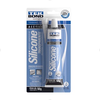 SILICONE ACETICO TRANSPARENTE 50GRS TEKBOND