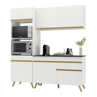Armário de Cozinha Compacta 182cm Veneza Multimóveis V3694