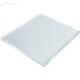 Placa Chapa Acrílico Transparente Cristal 40cm X 40cm 3mm
