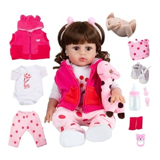 Bebê Sweetie Reborn (R) Silicone-doll 48cm - Pode dar banho