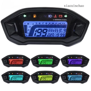 Odômetro Velocímetro Universal Painel Digital LCD Colorido Para Motocicleta 13000rpm