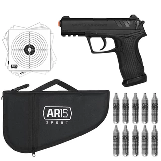 Pistola Co2 Gamo C-15 com Blowback 4.5mm + Capa 33cm + Co2