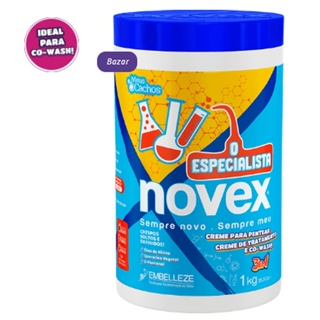 Creme para Pentear Novex O Especialista Crespos Soltos e Definidos 3 em 1 1KG