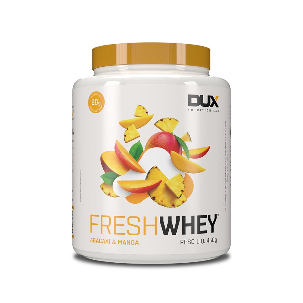 Whey Protein 3w Fresh Conc Isolado Hidr 450g – Dux Nutrition