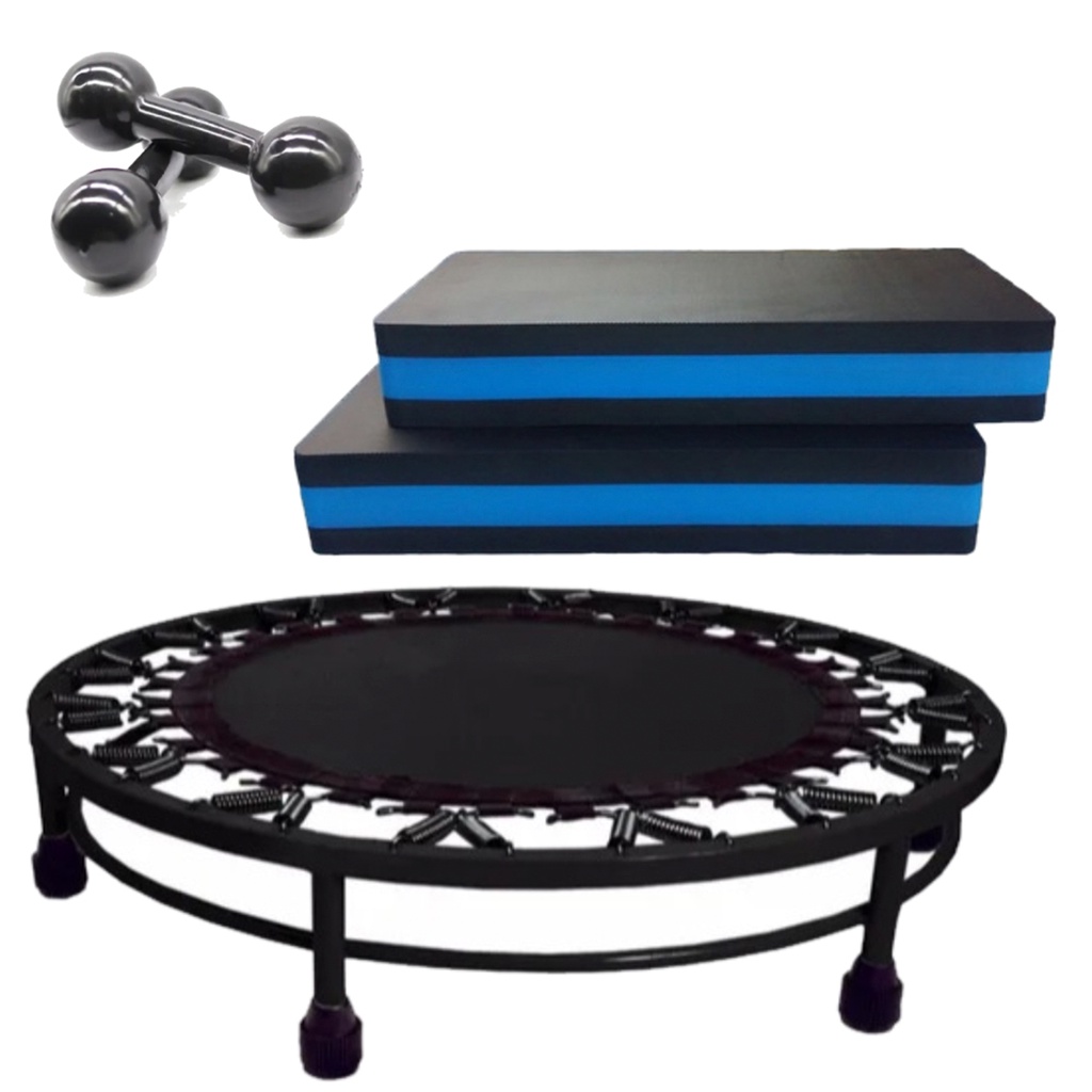 Kit Aeróbico Mini Jump + 2 Steps + Halter 5 kg | Shopee Brasil