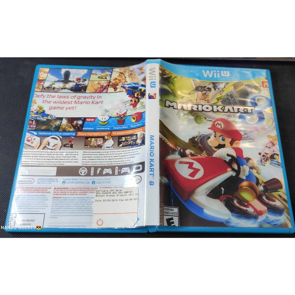 Jogo Mario Kart 8 - Wii U - MeuGameUsado