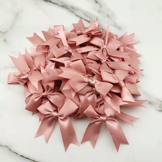 (50 Peças) Arco De Fita Multicolor De 1 Polegada , De Poliéster De Pequeno Porte , Artesanato De Flores De Bricolage , Roupas , Têxteis Domésticos , Acessórios De Cabelo , Decoração