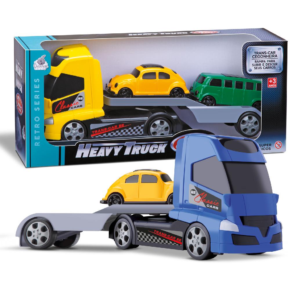 Brinquedo Caminhão Cegonheira Carreta Com 4 Carrinhos - Bs Toys em Promoção  na Americanas