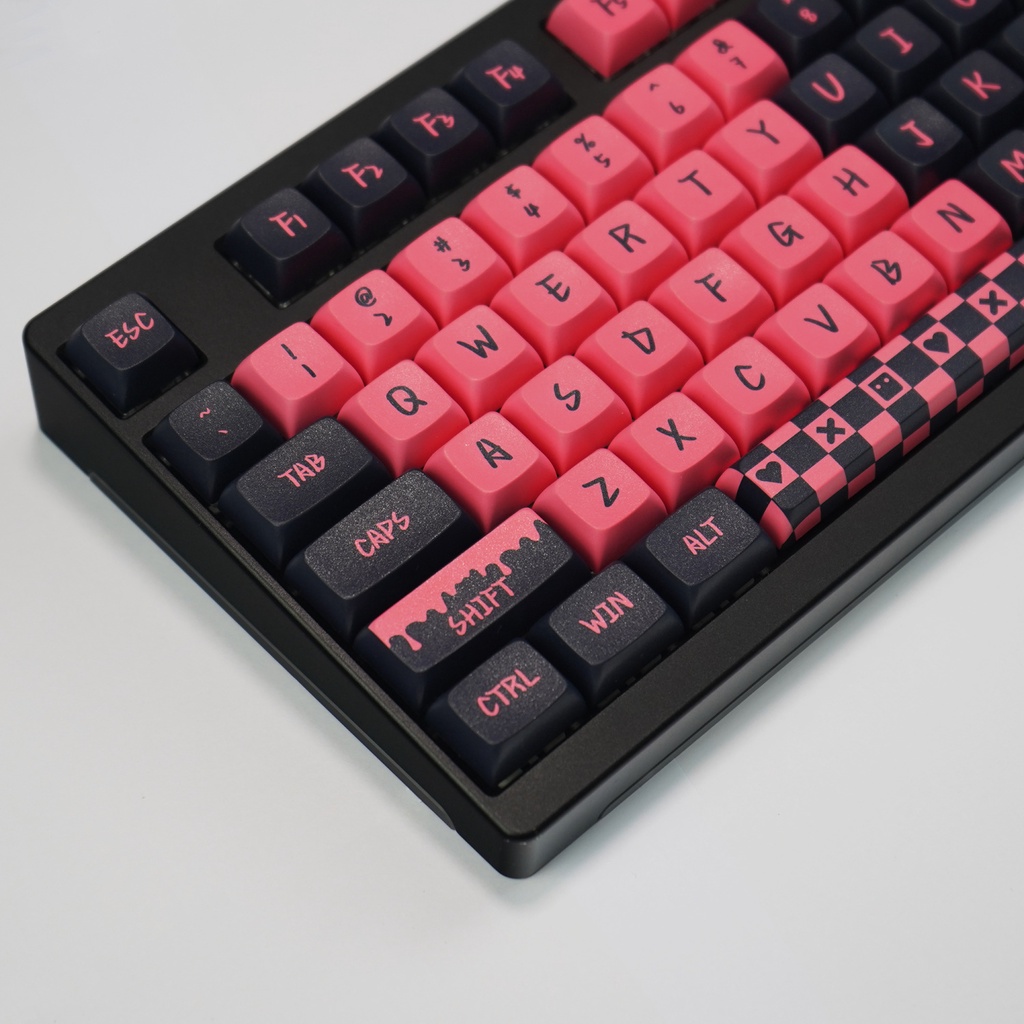 XDA Love Crash Theme PBT Key Cap Pequeno Keybaord Button Conjunto ...