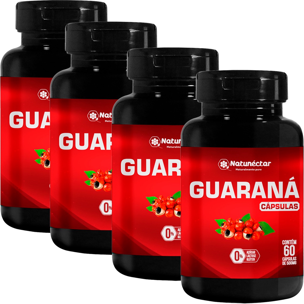 Kit Guarana Natunectar 240 Capsulas 500mg | Shopee Brasil