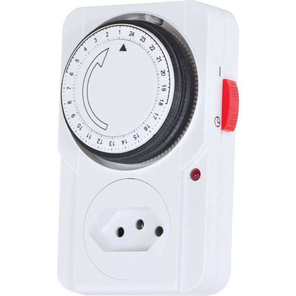 Tomada Temporizadora Timer Programação 24 Horas Bivolt | Shopee Brasil