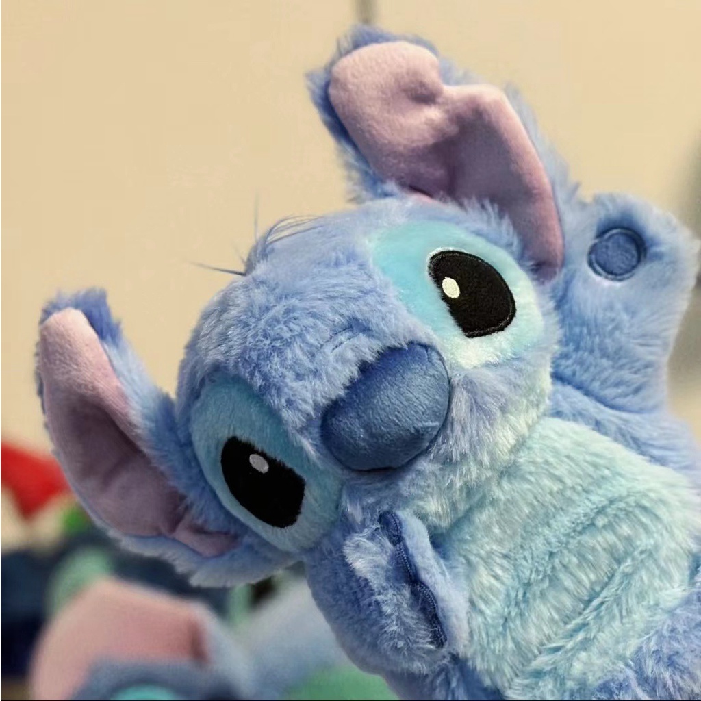 Novo Fofo Stitch Plush Finger & Hand Puppet Fantoche De Pelúcia Popular Atividade Menino Menina Papel De Brincadeira De Cama Adereços De Histórias