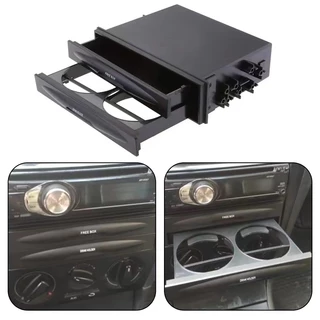 Carro universal copo de bebida suporte de copo de armazenamento CX-28 rádio CD player de camada única e caixa de armazenamento de camada dupla