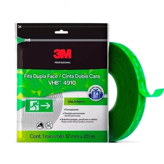 Fita Dupla Face Vhb 4910 12Mm 20M 3M em Oferta na Shopee
