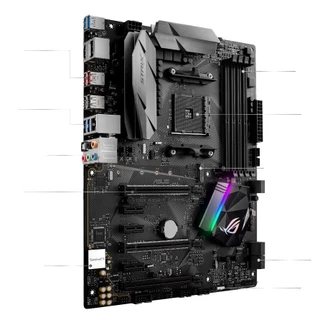 [Ready Stock�� ASUS STRIX GAMING B350-F B350F USB3.0 M.2 Nvme SSD placa-mãe AM4 DDR4 B350 desktop Mainboard usado DIEX 1NWI