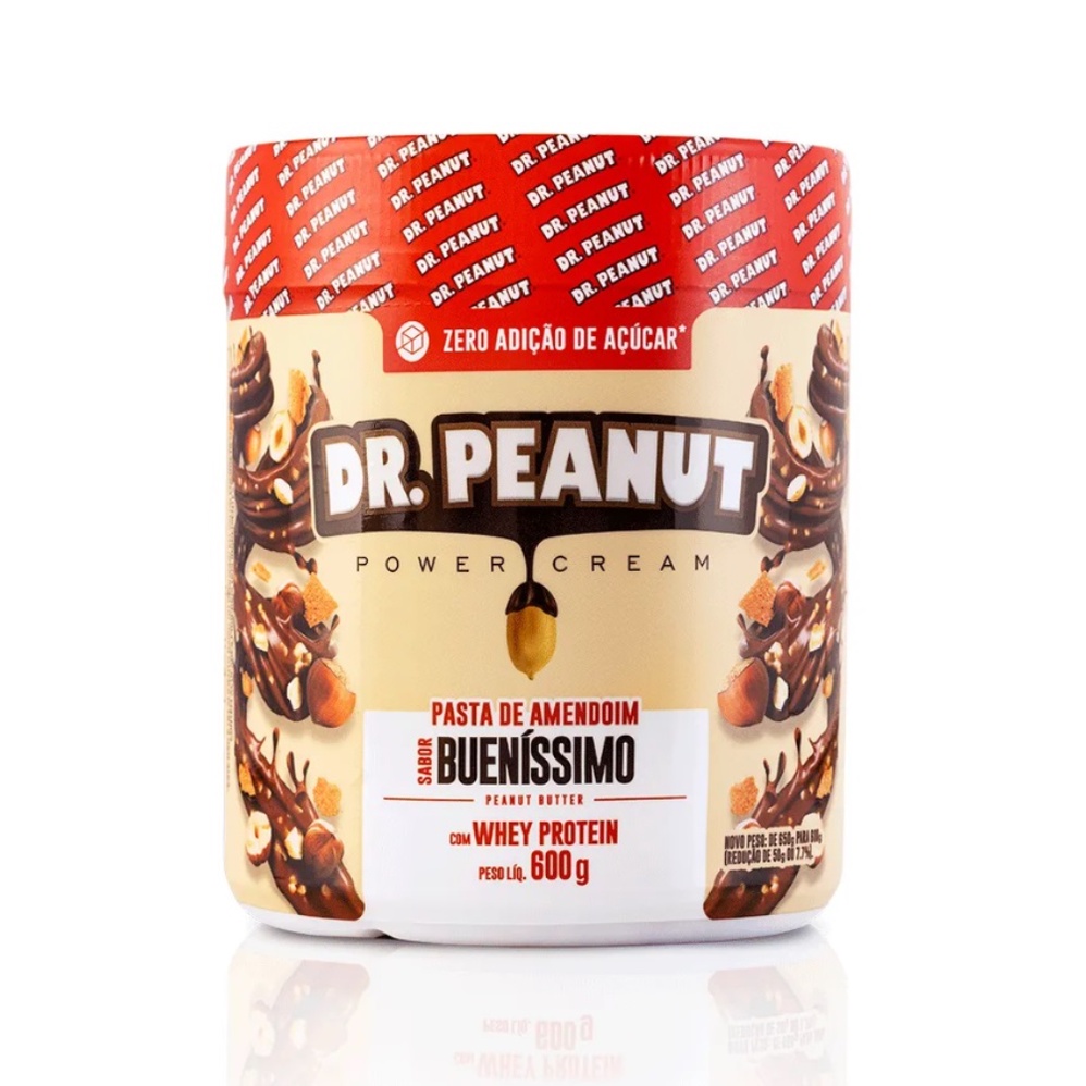 Pasta De Amendoim c/ Whey Protein - Dr Peanut (todos os sabores e