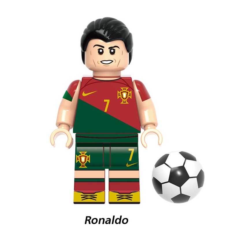 CR7 Cristiano Ronaldo Football Star Mini Building Block Figuras Para ...