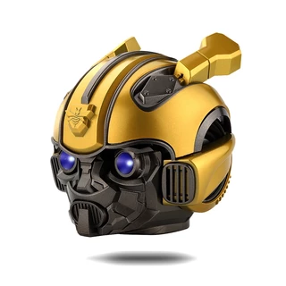 Transformadores Capacete Bumblebee Sem Fio Bluetooth 5.0 Alto-Falante Com Suporte De Rádio Fm Usb Mp3 TF Para Crianças