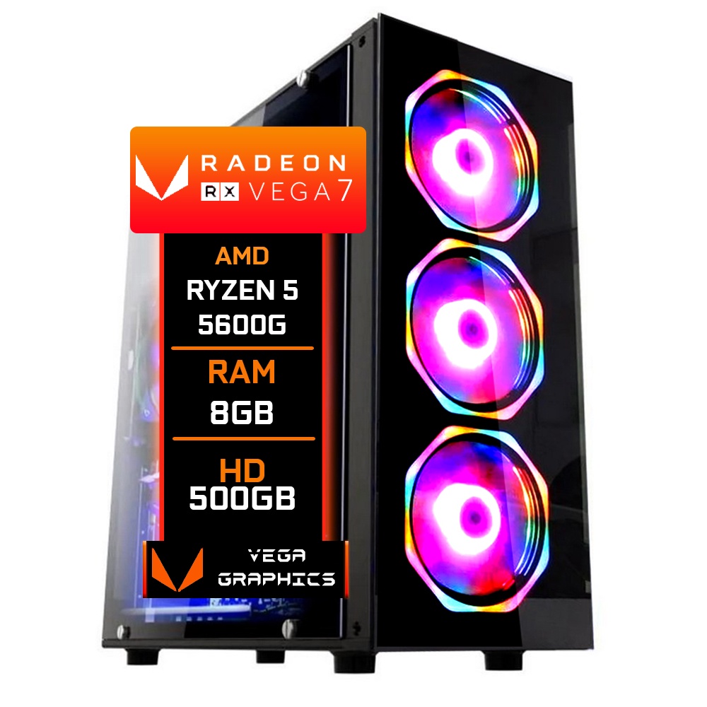 Kit Upgrade AMD Ryzen 5 5600G 3.90ghz, Placa Mãe Msi A520M-A PRO
