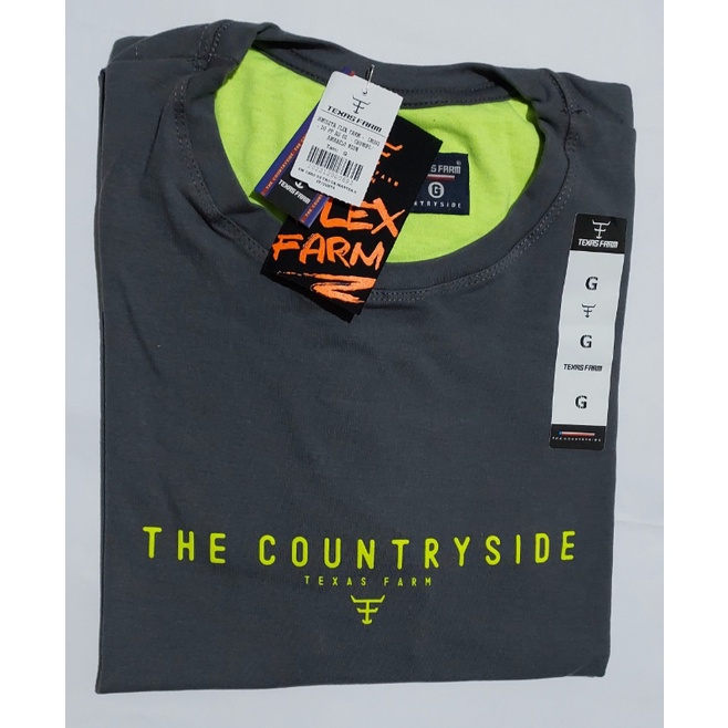 Camiseta GG Masculina Texas Farm Coleção Flex Farm