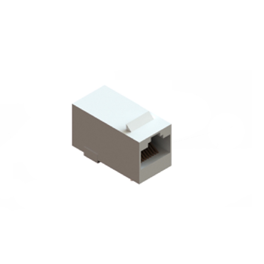 Conector Emenda Rj45 Cat.5e Keystone Branco Para Pezzi Qtmov | Shopee ...